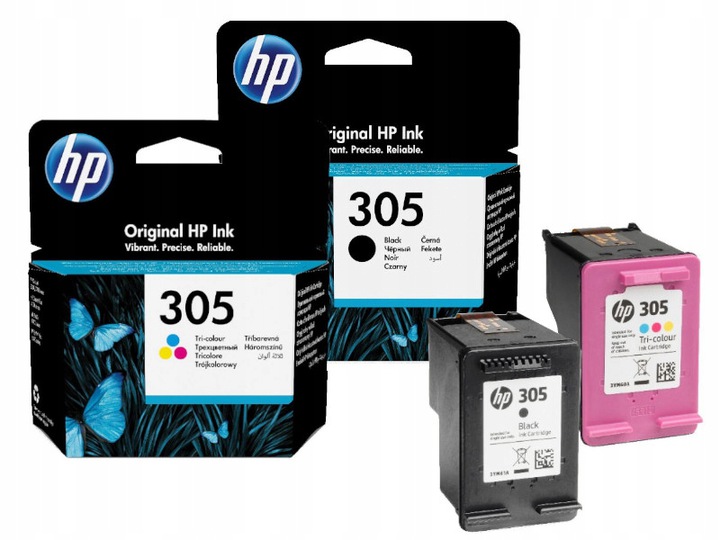 Atrament HP 305 pre sadu tlačiarní HP 2710E, 2720E, 4120E
